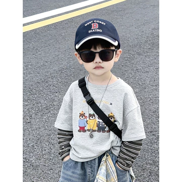 Mũ lưỡi trai cho trẻ em Mũ bé trai dành cho trẻ em Mũ cha mẹ và con cái Mũ trẻ em chữ B Mũ bóng chày thêu đơn giản Mũ bóng chày nữ Xuân hè Phong cách Hàn Quốc Mặt nạ chống nắng hiển thị Mũ nhỏ cho M