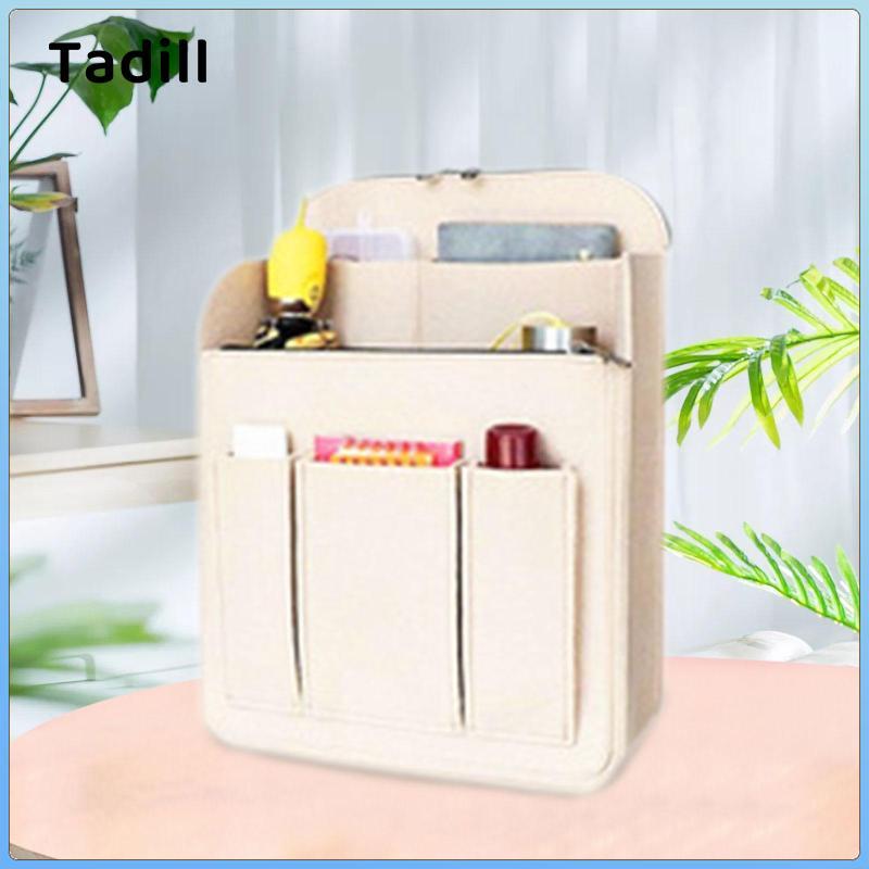 Ba lô Tổ chức Chèn Túi nỉ Sắp xếp Lưu trữ Chèn Túi dây kéo nhẹ Thiết kế nhiều ngăn với dây đeo đàn hồi Thích hợp F