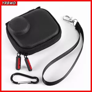 Túi lưu trữ YRBWD, Túi thân Mini máy ảnh PU chống nước, Hộp đựng chống sốc di động nhẹ cho phụ kiện máy ảnh hành động DJI Osmo Nano