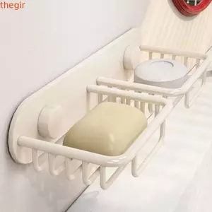 Giá đựng xà phòng treo tường THEGIRL8B, Giá đựng xà phòng có thể tháo rời tự dính, Chống rỉ sét đa năng Không cần khoan Xà phòng tự thoát nước Bảo quản vòi hoa sen