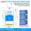 HFSHY Clear PVC Cruise Hành Lý Thẻ 5 Cái Dọc Chống Thấm Nước Thẻ ID Cho Du Lịch Quà Tặng VN