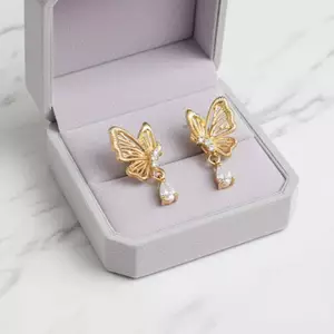 GE Nơ Kim Cương Giả Kẹp Trên Tai Nghe Phụ Kiện 1 Đôi DIY Mở Tai Trang Trí Thiết Kế Lấp Lánh Cho Tai Nghe Thời Trang Bé Gái VN