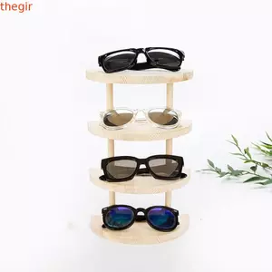 THEGIRL8B Kính Hiển Thị Giá Đỡ Jewerly Giá Đỡ Cửa Hàng Kính Mắt Kính Mát Khay Đựng Thanh Lịch Cho Nữ Nhiều Lớp Retro Đứng Hộp Đựng Kính Mắt Đứng Giá Đỡ