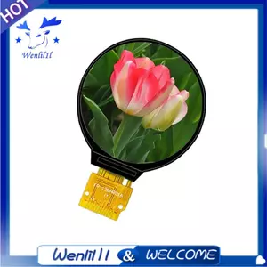 1 Chiếc 1.28 Inch IPS Màn Hình LCD Nhiều Màu Sắc Màn Hình LCD Tròn 240x240 Màn Hình PCB HD Ips LCD GC9A01 Trình Điều Khiển