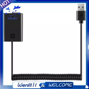 Cáp Sạc USB NP-FW50 Dây Lò Xo Pin Giả A7 A7R A7S A7M A7II A7S2 A7M2 A7R2 A6500 A6300 DC Khớp Nối