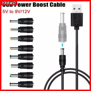 YRBWD Boost Line Bền USB sang DC Jack cho Bộ định tuyến Wifi Modem Bộ chuyển đổi loa quạt