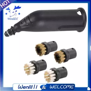 Bộ bàn chải vòi phun hấp cho SC1 SC2 SC3 SC4 SC5 Bộ phận thay thế Phụ kiện Bàn chải làm sạch hơi nước tròn