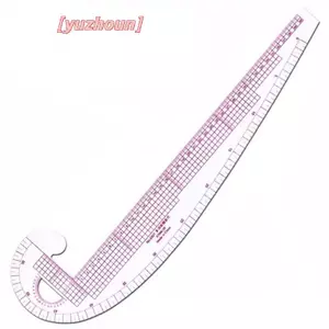 Thước may đường cong Pháp bằng nhựa đa chức năng Thước cong dễ dàng cho Knitters
