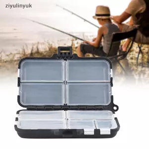 Ziyulinyuk Mini Hộp Bảo Quản Hai Lớp Có Thể Tháo Rời Câu Cá Hộp Câu Cá Thìa Câu Móc Mồi Hộp Bảo Quản Phụ Kiện Câu Cá VN