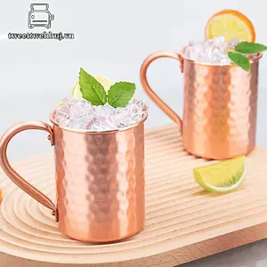 Tweehuj 500ml 100% Đồng Moscow Mule Cốc Cotail Cốc Búa Đồng Cốc Bia Cốc Cà Phê Cốc Sữa Thanh Cốc Đồ Uống Thép Không Gỉ Bền VN