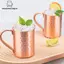 Tweehuj 500ml 100% Đồng Moscow Mule Cốc Cotail Cốc Búa Đồng Cốc Bia Cốc Cà Phê Cốc Sữa Thanh Cốc Đồ Uống Thép Không Gỉ Bền VN