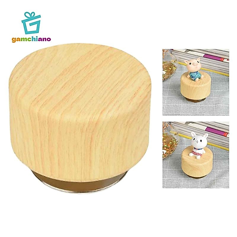 Gamchiano Hộp Âm Nhạc Bằng Gỗ Đế Đồng Hồ Cổ Điển Đế Âm Nhạc Cho Đám Cưới Gia Đình