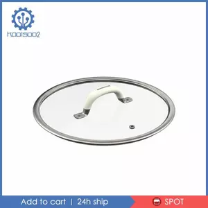 Nắp Kính Cường Lực Nắp Chảo Kính Đa Năng Chống bỏng Tay Cầm Nồi 16CM
