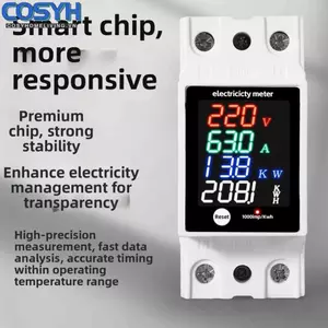 <cosyh>Digital Meter Flame Retardant Shell Real-time Electricity Monitoring For Hotels