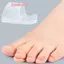 1 Cặp Dụng cụ tách ngón chân có thể tái sử dụng Dụng cụ chỉnh sửa ngón chân Bunion Bảo vệ ngón chân nhỏ Hallux Valgus Miếng đệm giảm đau chăm sóc bàn chân Chăm sóc bàn chân