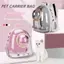 XUAN Di Động Dung Tích Lớn Mèo Carrier Bapa Vai Kép Thoáng Khí Túi Thú Cưng Cho Chó Nhỏ Mèo Du Lịch Đi Bộ Đường Dài VN