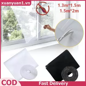 XUAN Màn hình cửa sổ lưới chống muỗi vô hình có thể cắt dễ dàng làm sạch lưới ruồi chống côn trùng cho gia đình Sử dụng hàng ngày ngoài trời VN