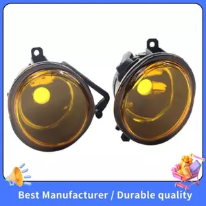 01-06 Cho E46 Cho E39 Cặp Ống Kính Màu Vàng Ốp Lưng Đèn Sương Mù Thay Thế
