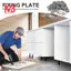 Giá đỡ phẳng bằng thép không gỉ Tấm cố định sửa chữa thẳng 40mm 20 chiếc