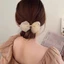 Kẹp Tóc Nữ Bóng Đầu Kẹp Nơ Mũ Đội Đầu Lưng Cảm Thấy Kẹp Tóc Thanh Lịch Kẹp Tóc Đuôi Ngựa Kẹp SSER