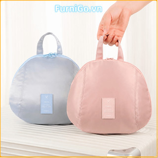 FURNIGO túi đựng đồ lót đa năng, hình vỏ, chất liệu polyester, cầm tay, đóng gói hành lý