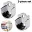 2 Chiếc Tủ Quần Áo Đường Sắt Móc Treo Cần Ổ Cắm Hỗ Trợ Ống Đầu Tròn Giá Đỡ