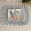 XUAN Tối Giản Sọc Ruffle Placemat Cà Phê Thảm, Nướng Thực Phẩm Chụp Ảnh Khăn Ăn Nhà Để Bàn Trang Trí VN