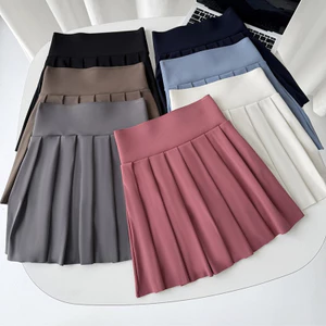 Váy thể thao khô nhanh 2 trong 1 lưng cao dành cho nữ với quần short tích hợp để tập Yoga, chơi gôn, trang phục thường ngày ngoài trời