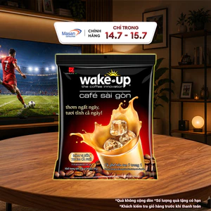 Cà phê Wake up Sài Gòn - Túi 24gói x 19gr