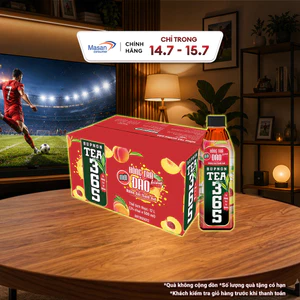 Thùng Trà Bupnon Tea 365 - Nuôi dưỡng động lực (Thùng 24 Chai x 500ML)