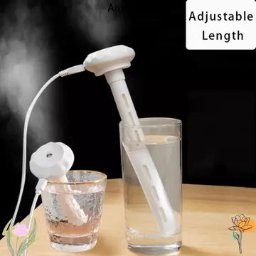 Máy tạo độ ẩm không khí USB ANXSUN3, Máy khuếch tán tinh dầu siêu âm ánh sáng lãng mạn, Đèn LED thơm Anion Mini Máy lọc ô tô tại nhà