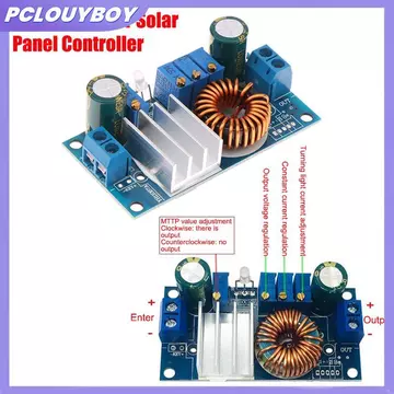 PCLOUYBOY 5A DC-DC MPPT Bảng điều khiển năng lượng mặt trời Bộ điều chỉnh mô-đun Bộ điều khiển điện áp không đổi Sạc dòng điện không đổi PCLOUYBOY
