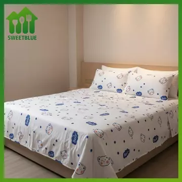 Bộ chăn ga gối không dệt SWEET Bộ chăn ga gối dùng một lần 3 / 4 chiếc ga trải giường du lịch chống bẩn Khách sạn chống nước Bộ chăn ga gối du lịch di động n