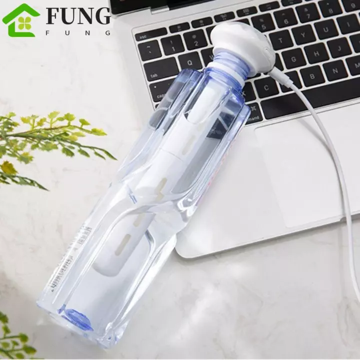 Máy tạo độ ẩm FUNG, Máy tạo độ ẩm phun Mini bằng nhựa cầm tay, Máy lọc ô tô có đèn LED Có thể điều chỉnh Máy tạo sương thơm Anion có thể tháo rời Máy tạo độ ẩm