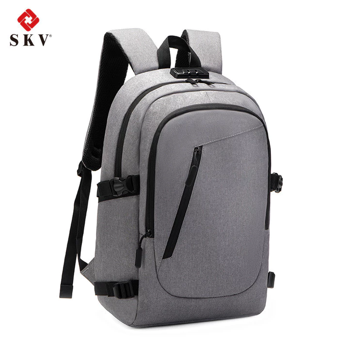 Ba lô nam, ba lô du lịch dung tích lớn, ba lô đựng laptop thông thường, ba lô thời trang có cổng USB, ba lô học sinh, sinh viên – 6