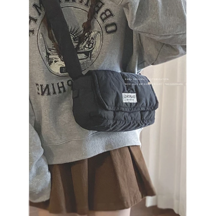 Women's Korean-Style Nylon Tote Bag – Mini, for Work – 5