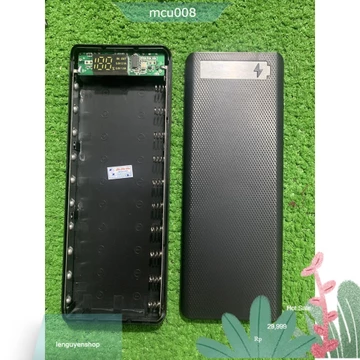 Mạch sạc dự phòng 5V2.1A + Box sạc dự phòng 10 cell màn hình Led - Model M10(Nhắn tin màu khi quý khách có nhu cầu)
