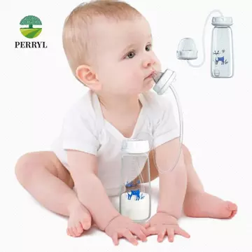 Bình sữa cho bé PERRYL, Bình sữa cho trẻ sơ sinh cổ bình 150 / 240ml, Bình sữa chống nghẹt tay dễ thương Bình sữa cho trẻ sơ sinh