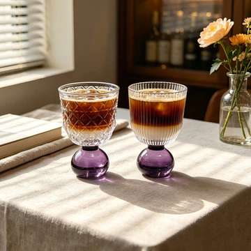 Cốc Có Giá Trị Cao Mini Thủy Tinh Sáng Tạo Thời Trung Cổ Whisky Thủy Tinh Trắng Trà Thủy Tinh Nếm Thủy Tinh Nước Trái Cây Thủy Tinh Hộ Gia Đình Nhỏ Rượu Thủy Tinh Bộ
