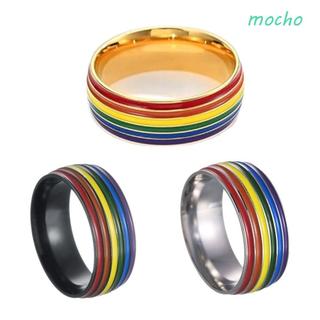 Men's Titanium Steel Engagement Ring by mocho.vn