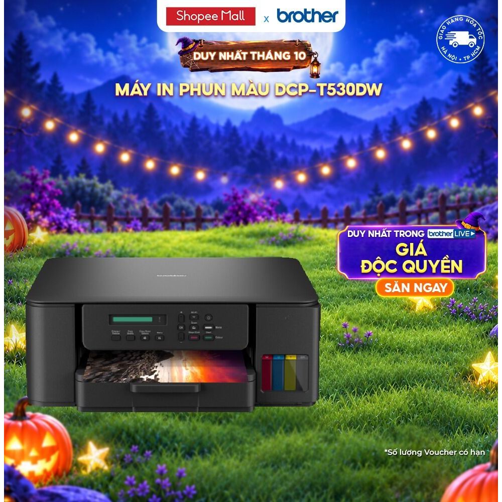Máy in phun màu đa năng Brother DCP-T530DW