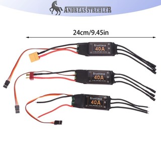 Onetimingfine Mitoot Không Chổi Than 40A Tốc Độ ESC Bộ Điều Khiển 2-4S Với 5V 3A UBEC Cho RC FPV Quadcopter RC Máy Bay Trực Thăng VN