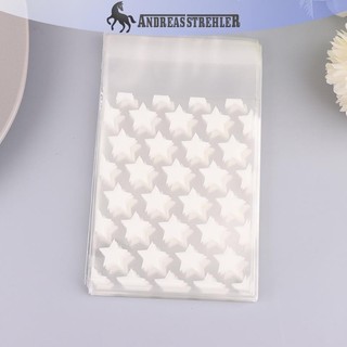 Onetimingfine 50 Cái Trong Suốt Ngôi Sao Nhựa Trang Sức Tự Dính Túi Đựng Thẻ Kẹo Ảnh Hoạt Hình Lưu Trữ Quà Tặng Gói Túi VN