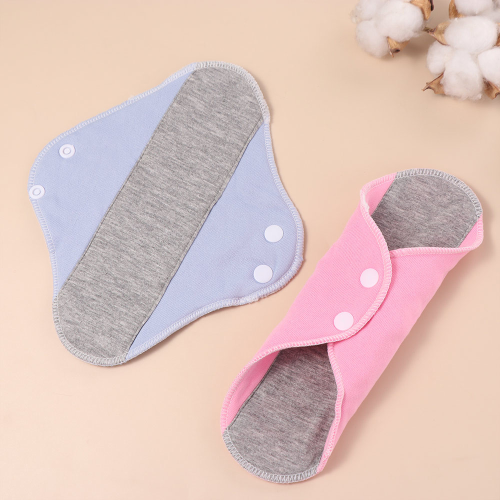JSJJING 6 Miếng Lót Vải Kinh Nguyệt, Khăn Ăn Vệ Sinh Graphene Có Thể Giặt Được, Miếng Đệm Mềm Thoáng Khí Dung Tích Lớn Quần Lót Người Lớn Tuổi