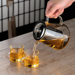 Lò Nướng Xung Quanh Ấm Trà Thủy Tinh Borosilicate Cao Thép Không Gỉ Lọc Lót Ấm Trà Điện Gốm Lò Nướng Sưởi Ấm Pu 'er Ấm Trà E4CF