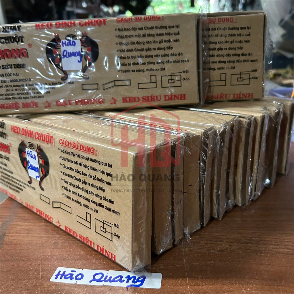 Combo miếng Keo Dính Chuột Đạt Phong – Dính Chắc, Không Độc Hại – Dùng Trong Nhà & Ngoài Trời