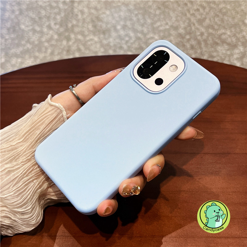 Ốp Điện Thoại Màu Kẹo Dễ Thương Cho iQOO Z10 Z9 Turbo Pro Turbo + Độ Bền Z9x Z8 Z8x Z7i Z5x Z3 Ốp Lưng Kem Đơn Giản Macarons Vỏ Mềm Sang Trọng