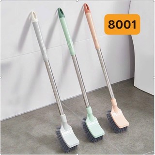 [Mẫu mới] Cây cọ toilet chà sàn đầu vuông, cán Inox cao cấp - tiện dụng, siêu bền