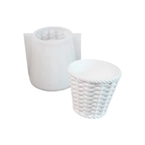 Treeling Silicone Giỏ Dệt Khuôn Cho Giá Đỡ Chậu Cây Trang Sức Thiết Kế Thủ Công