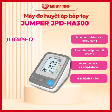 Máy đo huyết áp bắp tay JUMPER JPD-HA300 bảo hành 5 năm chính hãng